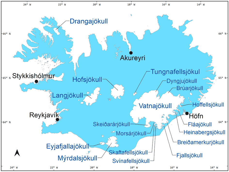 Figure from Non-surface mass balance of glaciers in Iceland
Authors: Tómas Jóhannesson, Bolli Pálmason, Árni Hjartarson, Alexander H. Jarosch, Eyjólfur Magnússon, Joaquín M. C. Belart, Magnús Tumi Gudmundsson