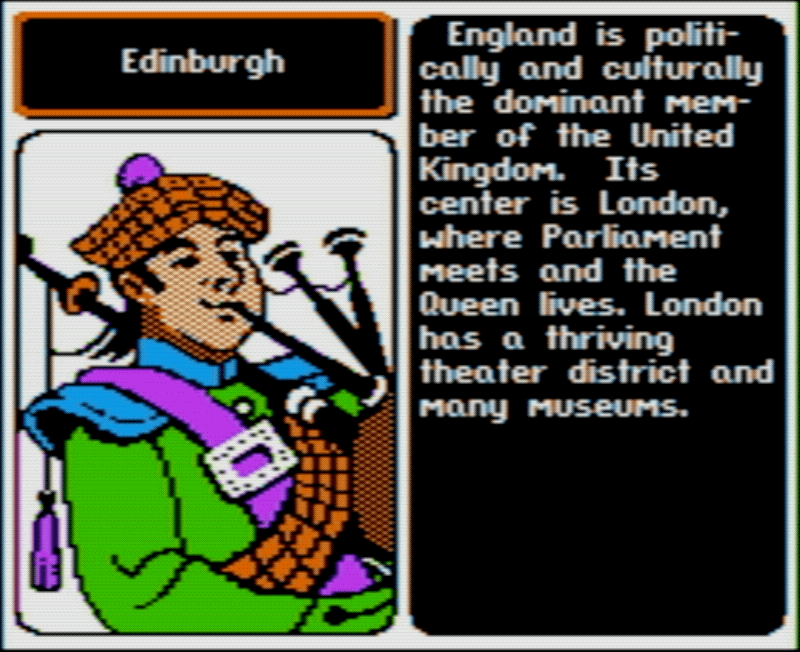 Edinburgh according to Where In Europe Is Carmen Sandiego Edinburgh according to Where In Europe Is Carmen Sandiego