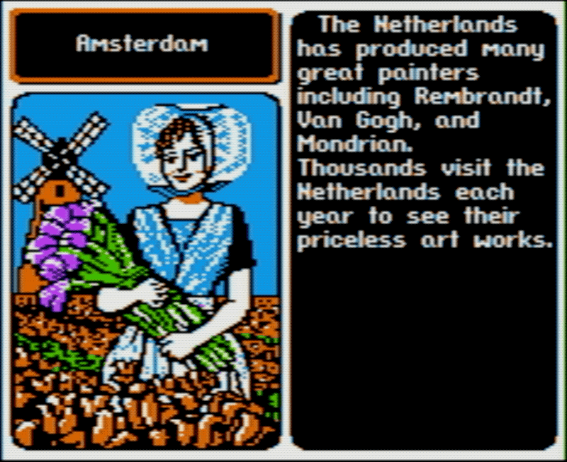 The Netherlands according to Where In Europe Is Carmen Sandiego