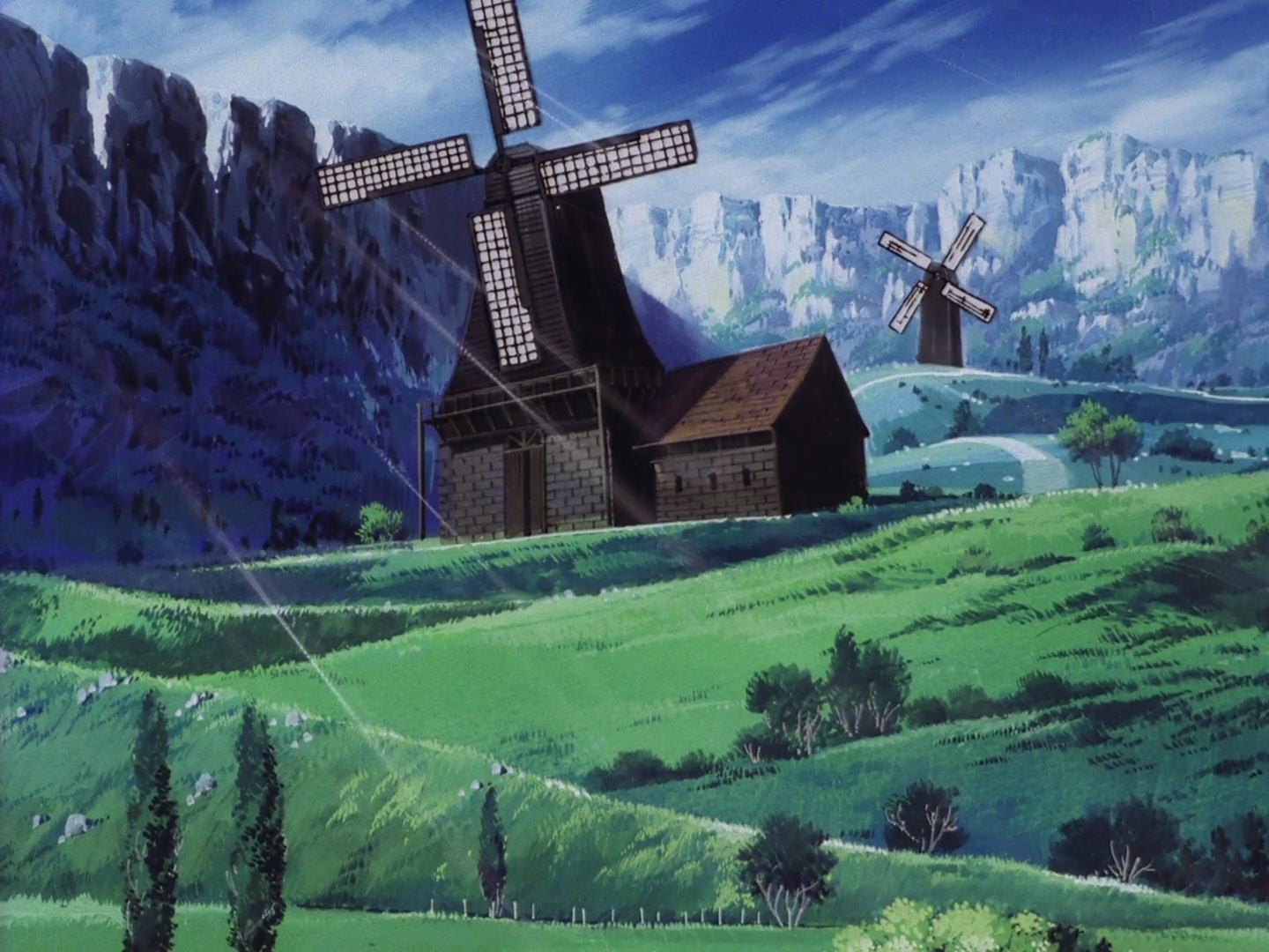 Screenshot from Escaflowne episode 19 Screenshot from Escaflowne episode 19