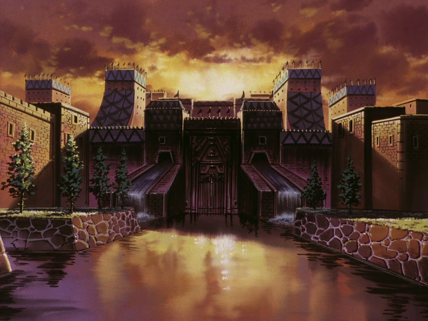 Screenshot from Escaflowne episode 21 Screenshot from Escaflowne episode 21