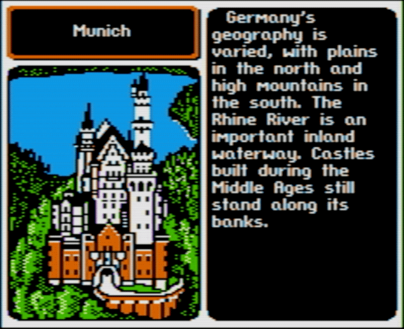 Germany according to Where In Europe Is Carmen Sandiego